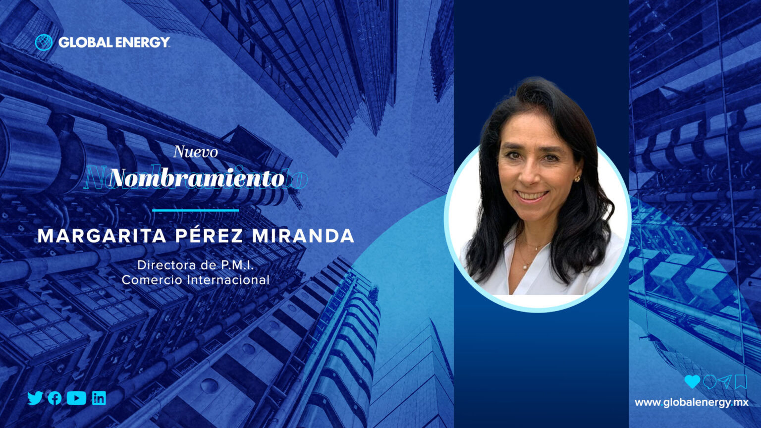 Margarita Pérez Miranda ha sido nombrada directora general de P.M.I